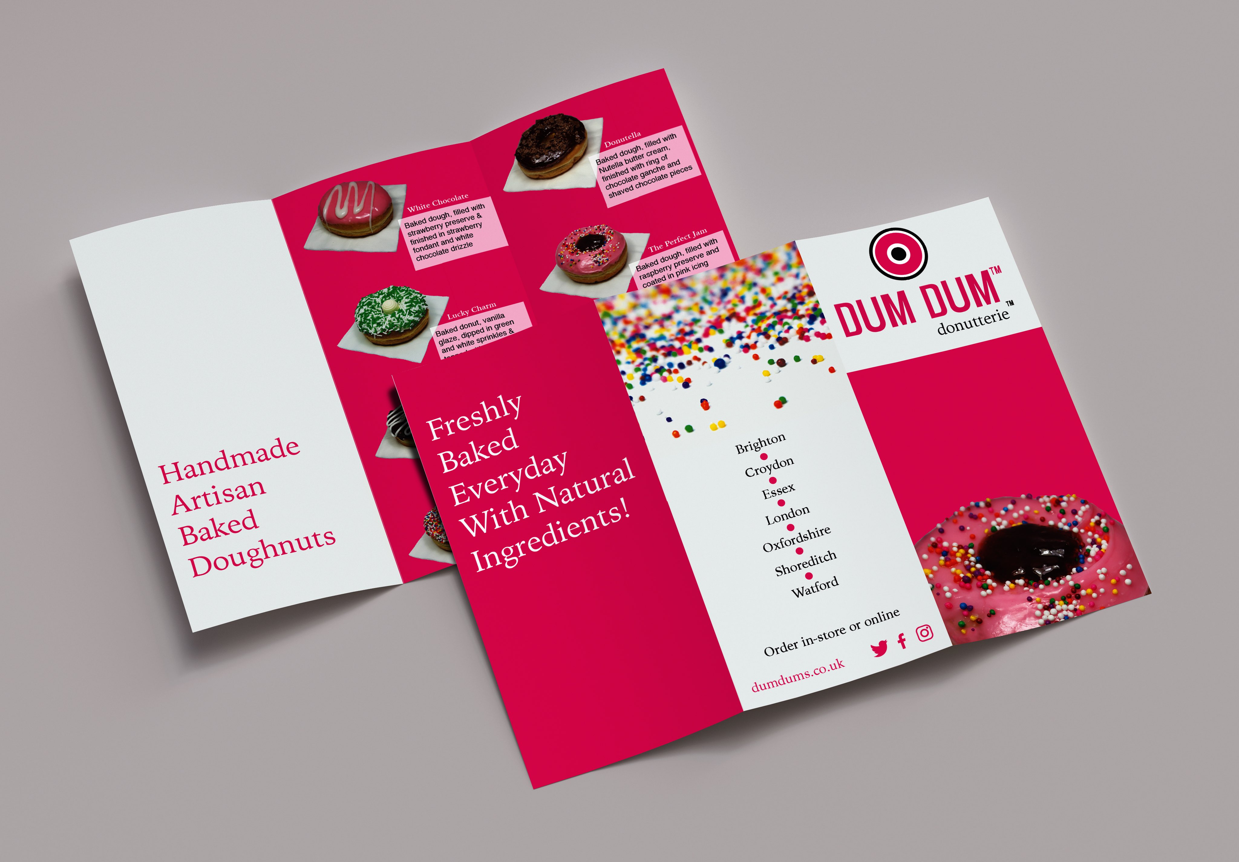 Brochure Dum Dum Donutterie